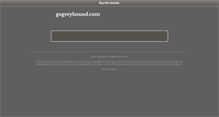 Desktop Screenshot of gogreyhound.com