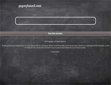 Tablet Screenshot of gogreyhound.com